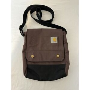 Carhartt Brown Crossbody Bag Durable Adjustable Strap Unisex